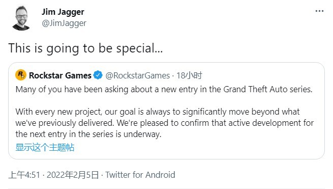 R星动画副总裁：《GTA》新作将会别出心裁(gta r星)